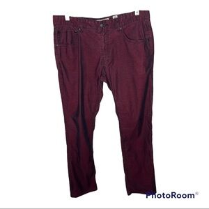 INC International Concepts Berlin Slim Straight Cordaroy Pants Sz 36 X34